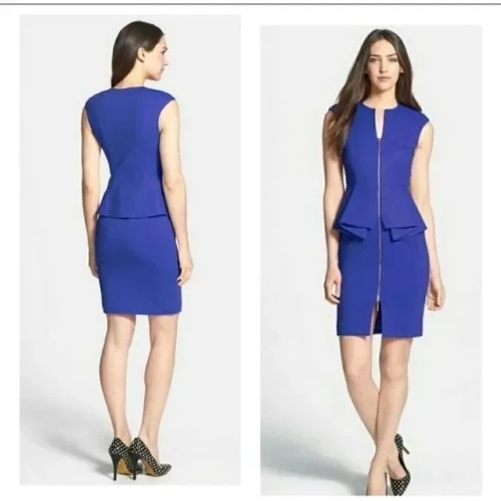 Ted Baker Janthum Royal Blue Dress 2/6US